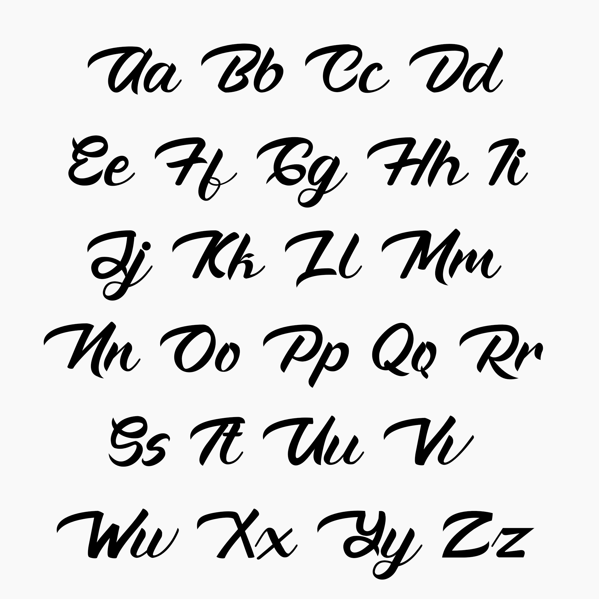 Spring all font Spring all font