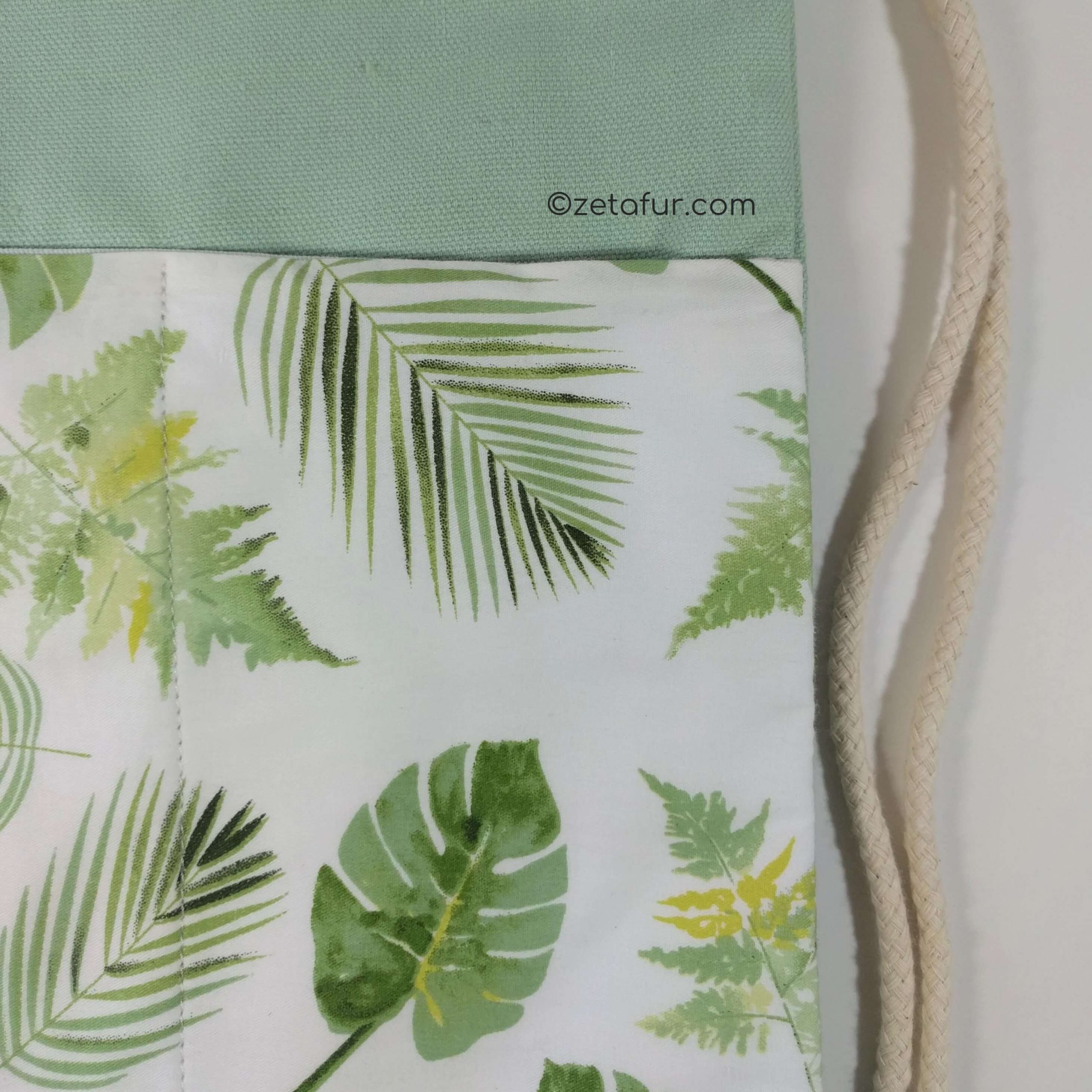 string bag green