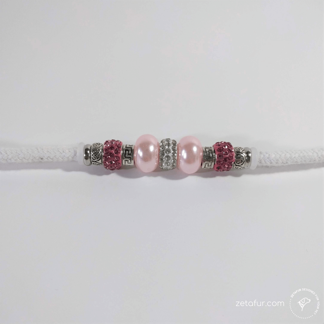 dog show handmade leash (1) pink