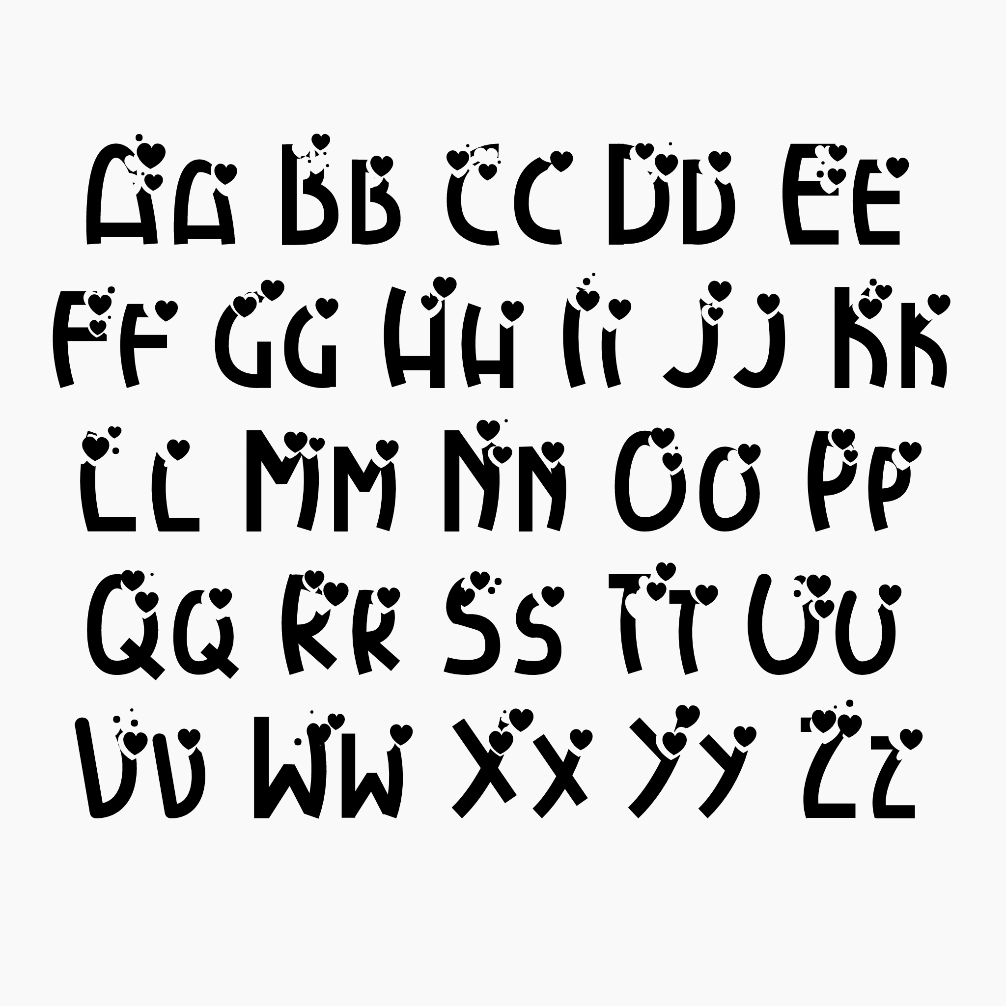 Heartstation font Heartstation font