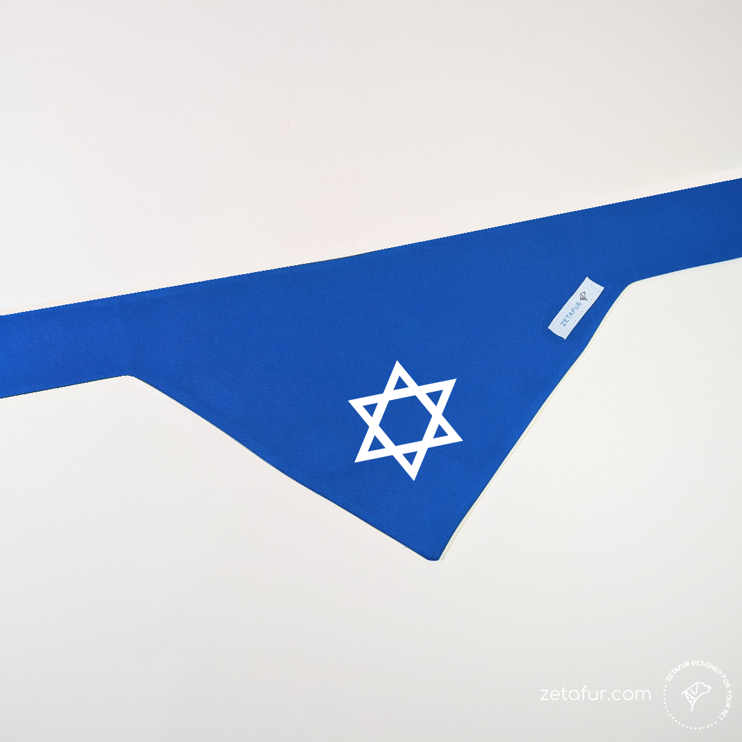 Israel magen david pets bandana by zetafur (2) Israel magen david pets bandana by zetafur (2)
